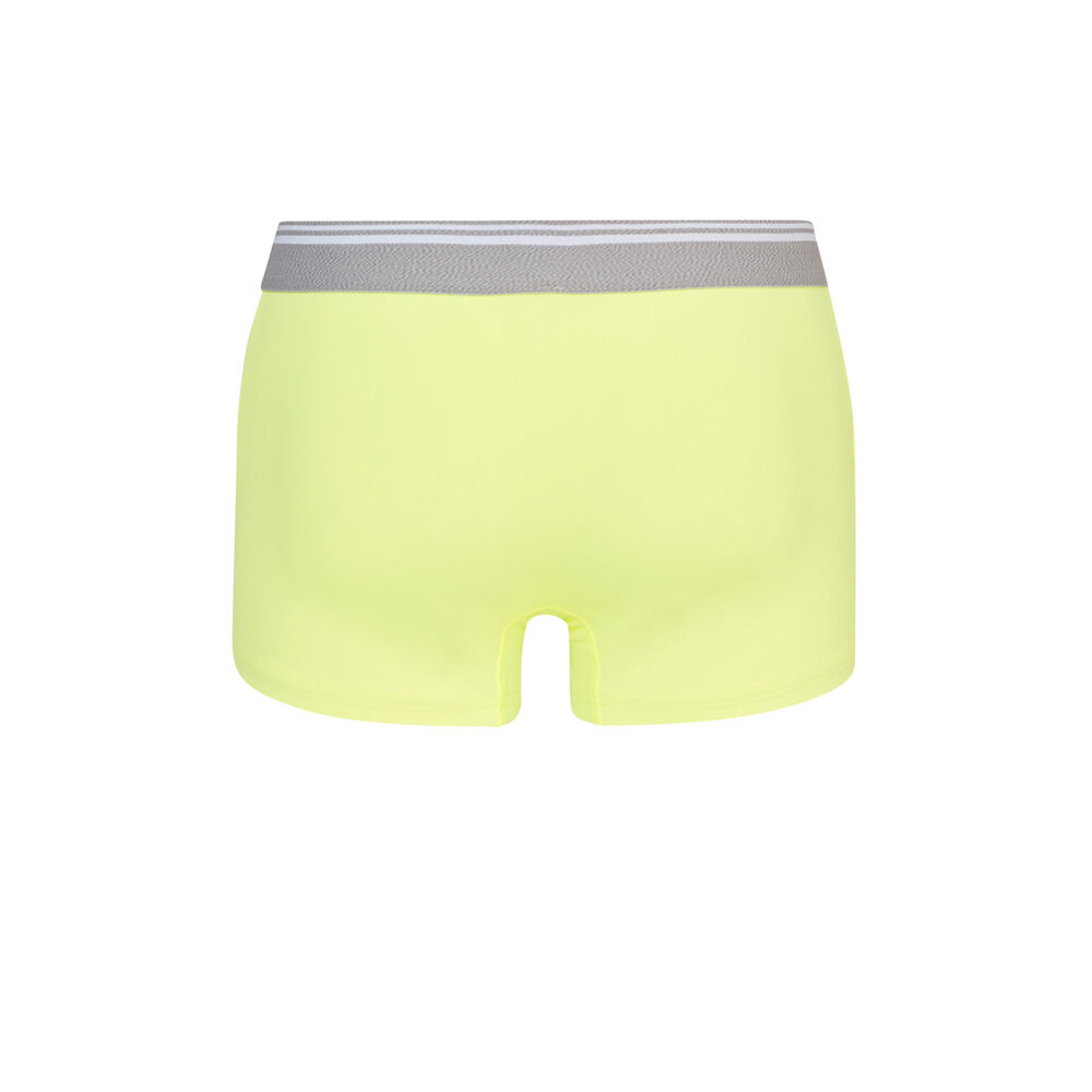 Plain microfibre boxers - fluorescent yellow fluorescent yellow.