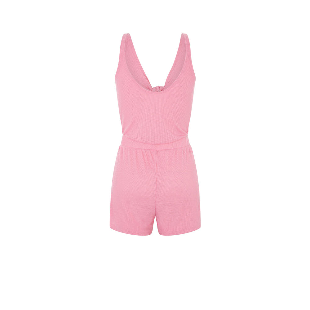Playsuit with front tie - pink pink.