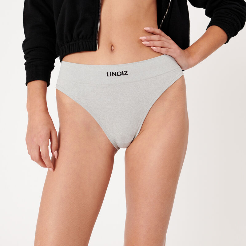 culotte taille haute en micro ;