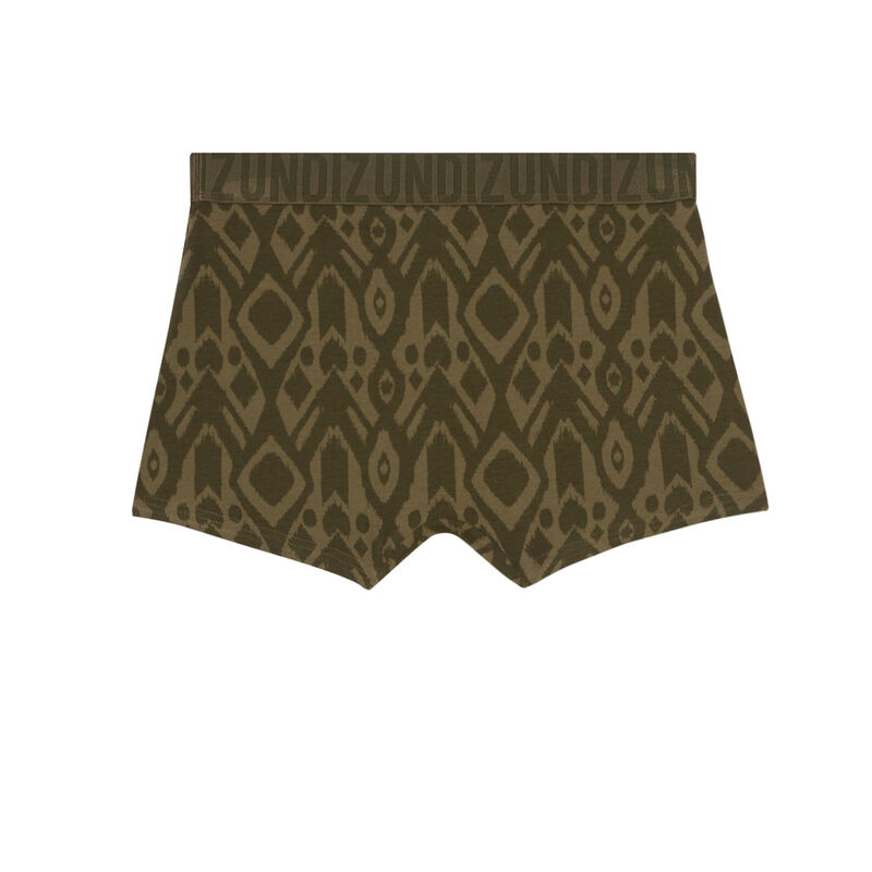Boxers with tribal print - khaki Boxers with tribal print - khaki;