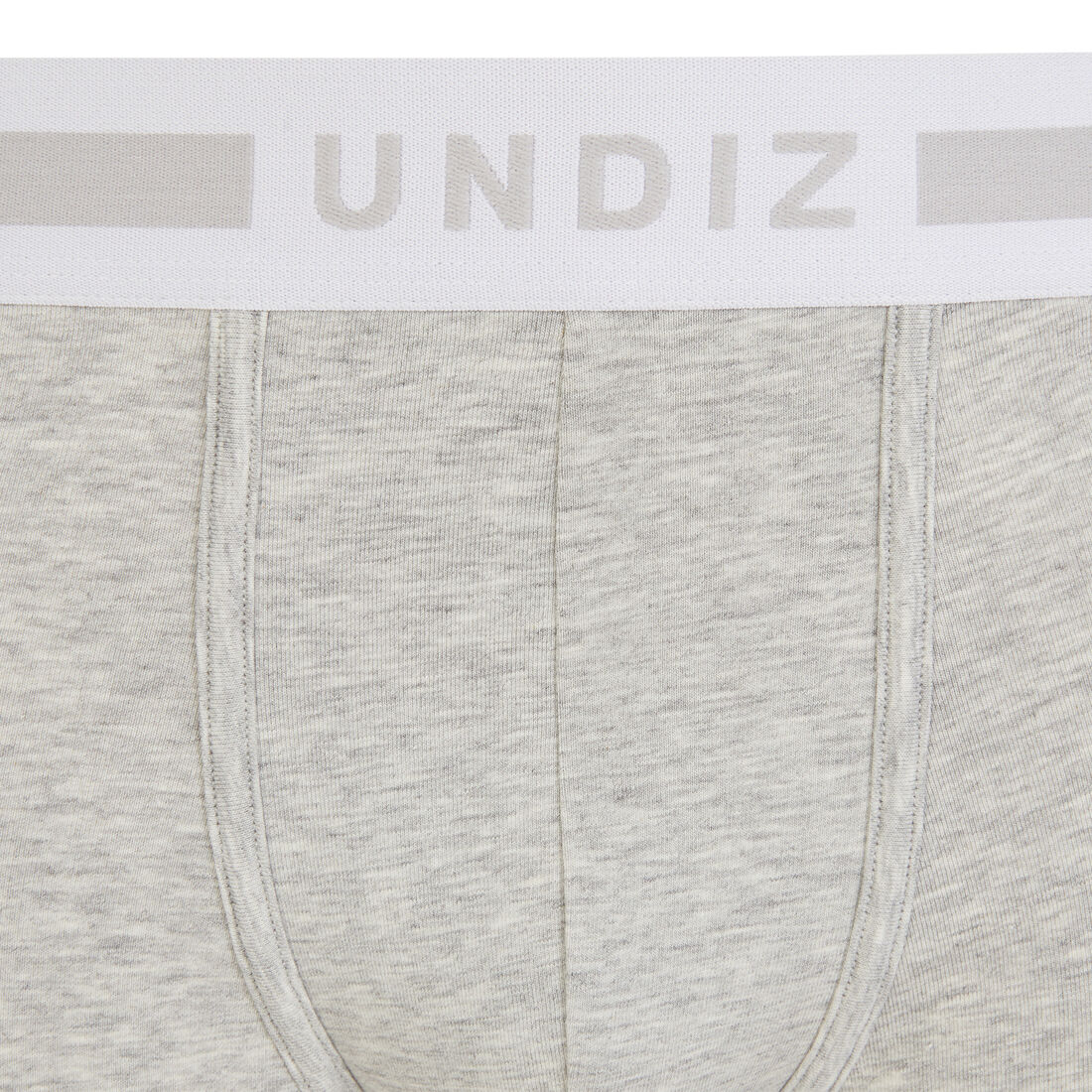 Plain organic cotton boxers - grey ;