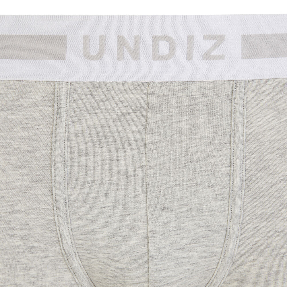 Plain organic cotton boxers - grey grey.