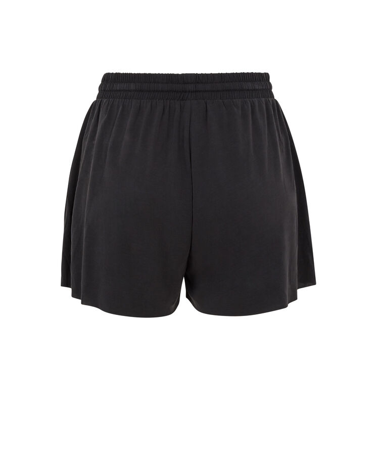 Plain floaty shorts - black black.