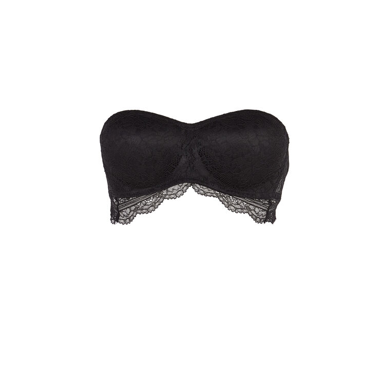 Czarny biustonosz typu bandeau everydayiz black.