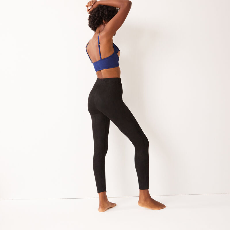 Plain satin leggings - black Plain satin leggings - black;