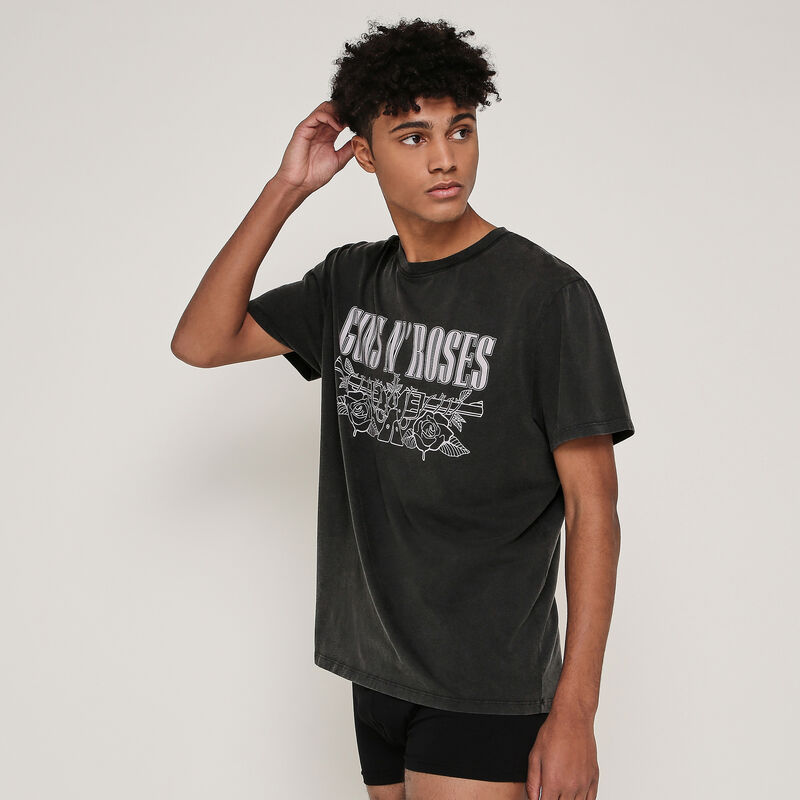 Gunrosiz print T-shirt Gunrosiz print T-shirt;