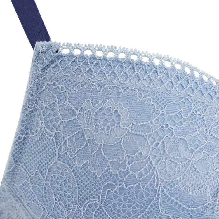 REVOLTIZ PASTEL BLUE PADDED BRA REVOLTIZ PASTEL BLUE PADDED BRA;