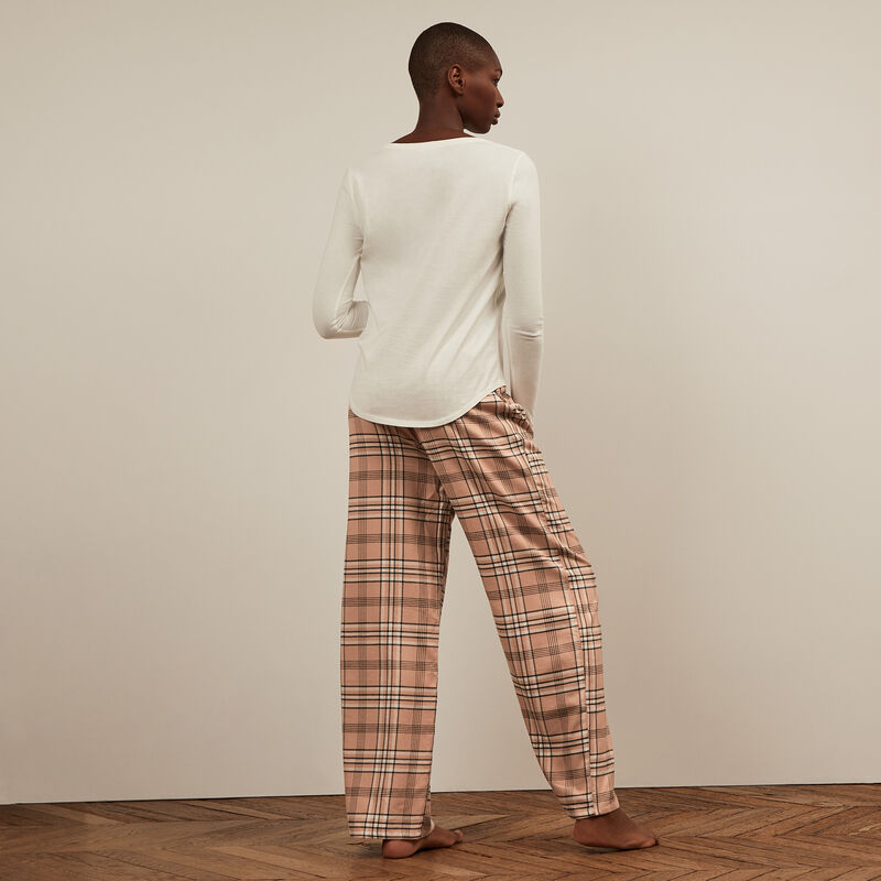 Long-sleeved top - white Long-sleeved top - white;