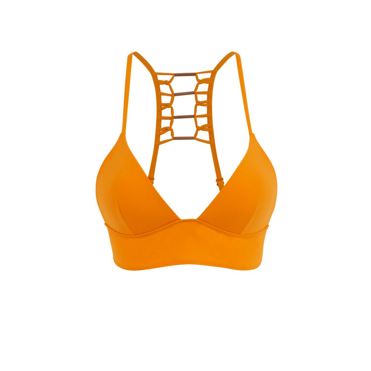 Africaniz orange triangle bikini top Africaniz orange triangle bikini top;