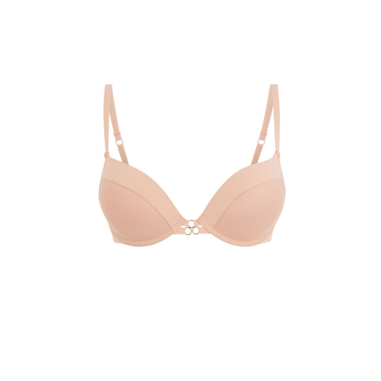 Różowy biustonosz ultra push-up appeliz pink.