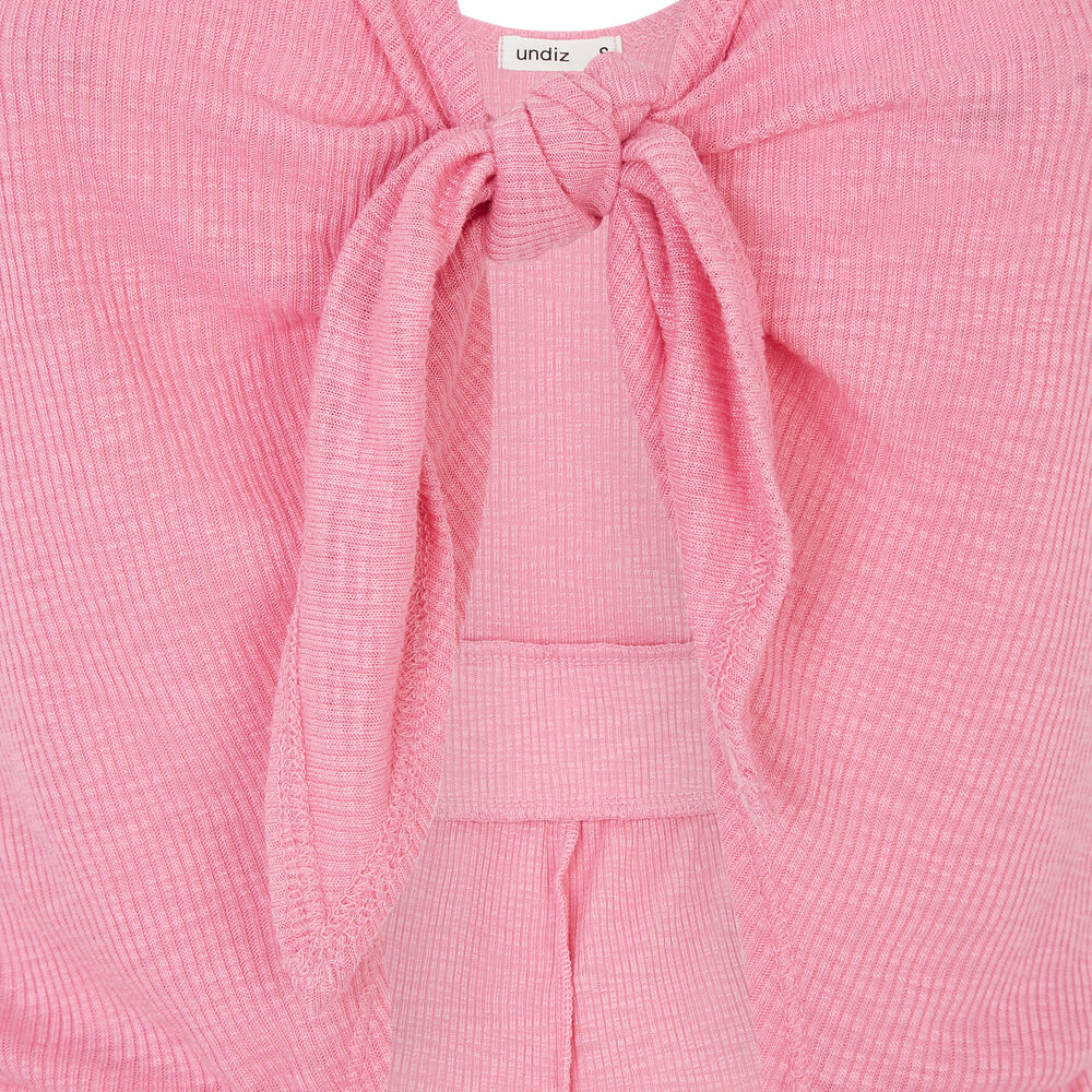 Playsuit with front tie - pink pink.