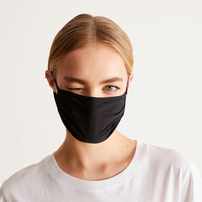 Pack of three 'nothing to hide' masks - black;