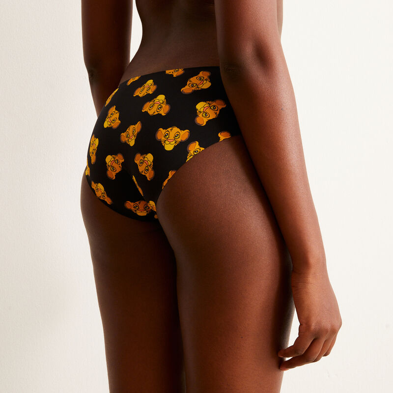 Simba print shorty - black Simba print shorty - black;