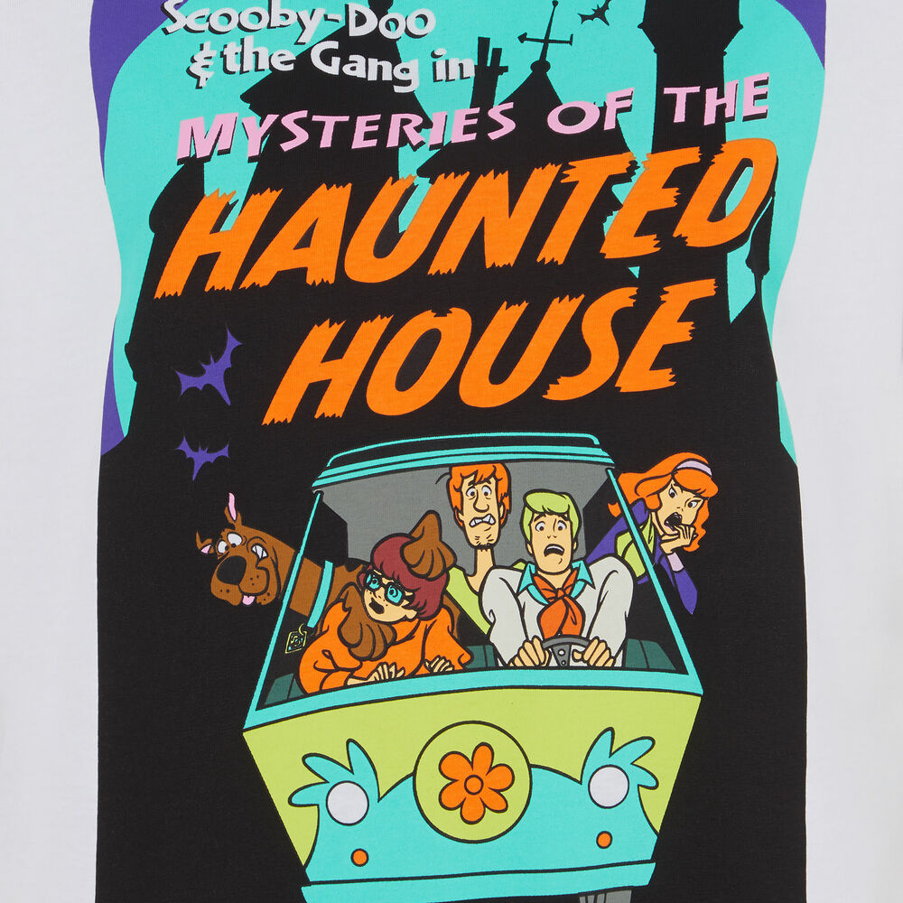 Scooby doo print tunic white.