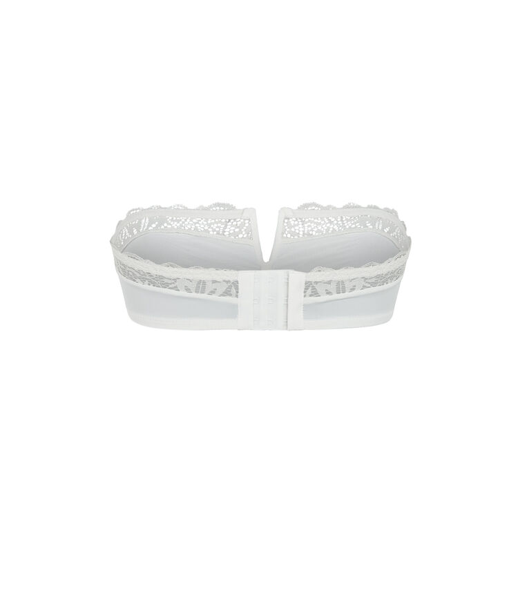 Bandeau bra - white white.