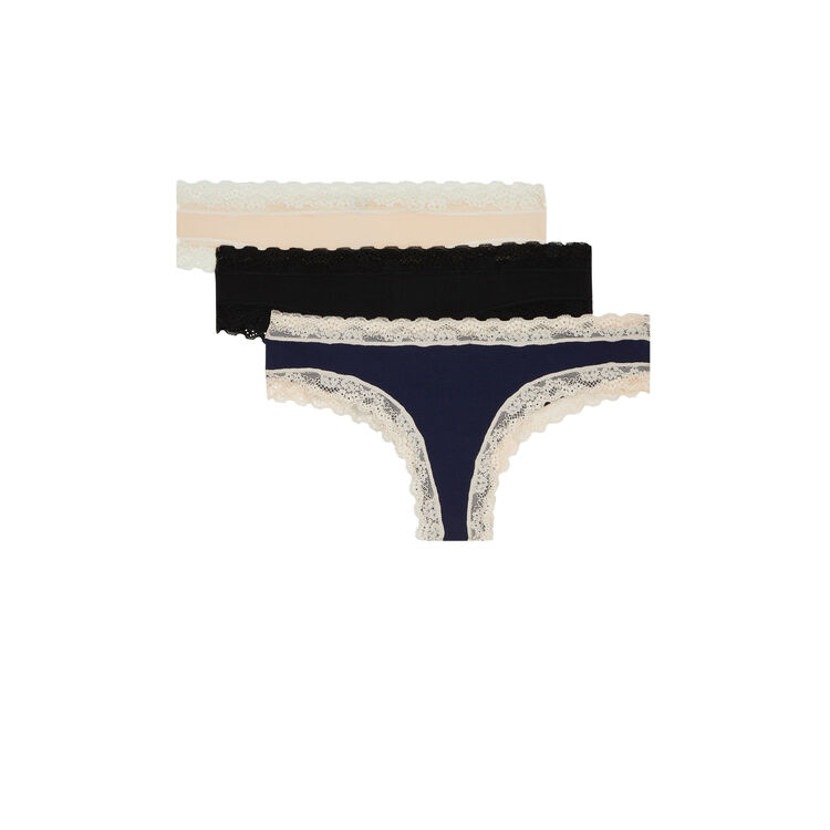Zestaw 3 szortów bawełnianych gładkie new skinny Zestaw 3 szortów bawełnianych gładkie new skinny;