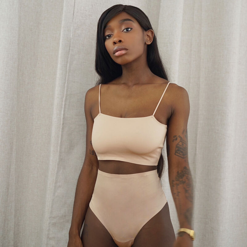micro high waist thong - beige micro high waist thong - beige;
