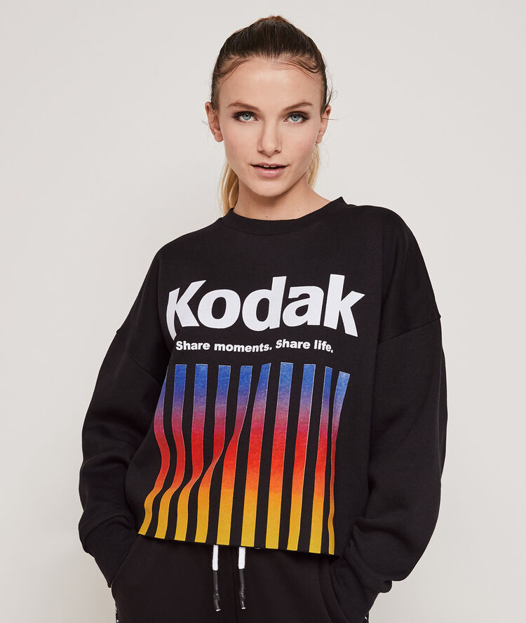 Kodayokiz trousers with side opening black.