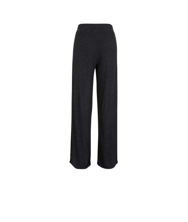 • wide-leg trousers - black black.