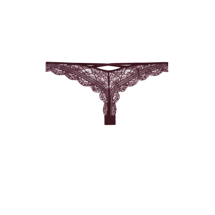 Everydayiz burgundy tanga red.