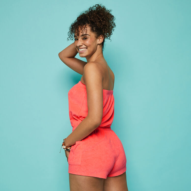Neon-pinkfarbener jumpsuit flipperiz pink.