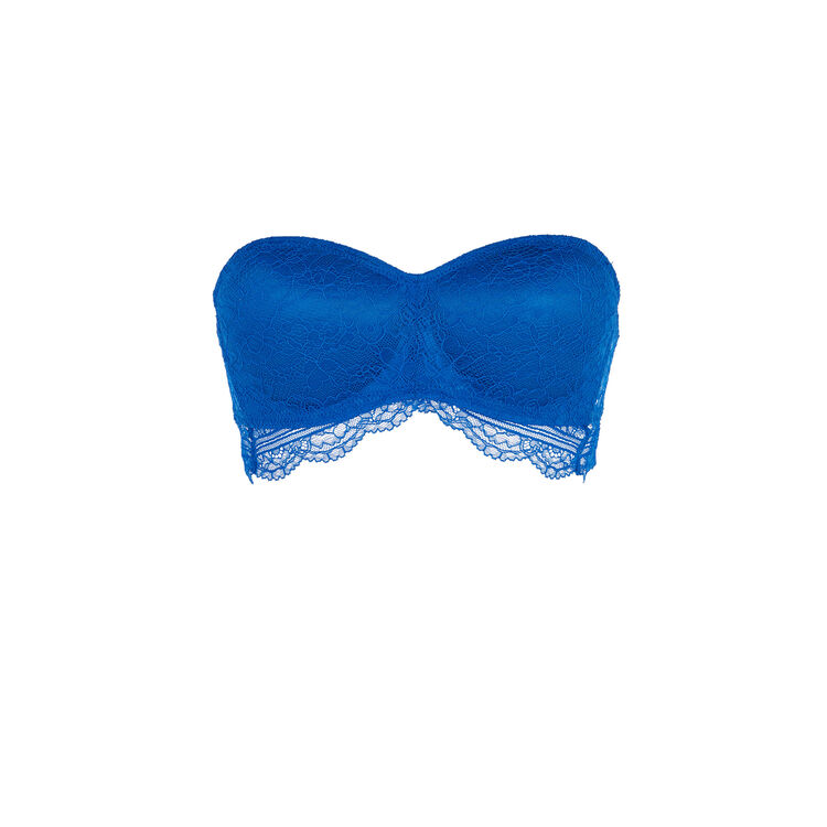 Biustonosz typu bandeau everydayiz w kolorze ultramaryny blue.