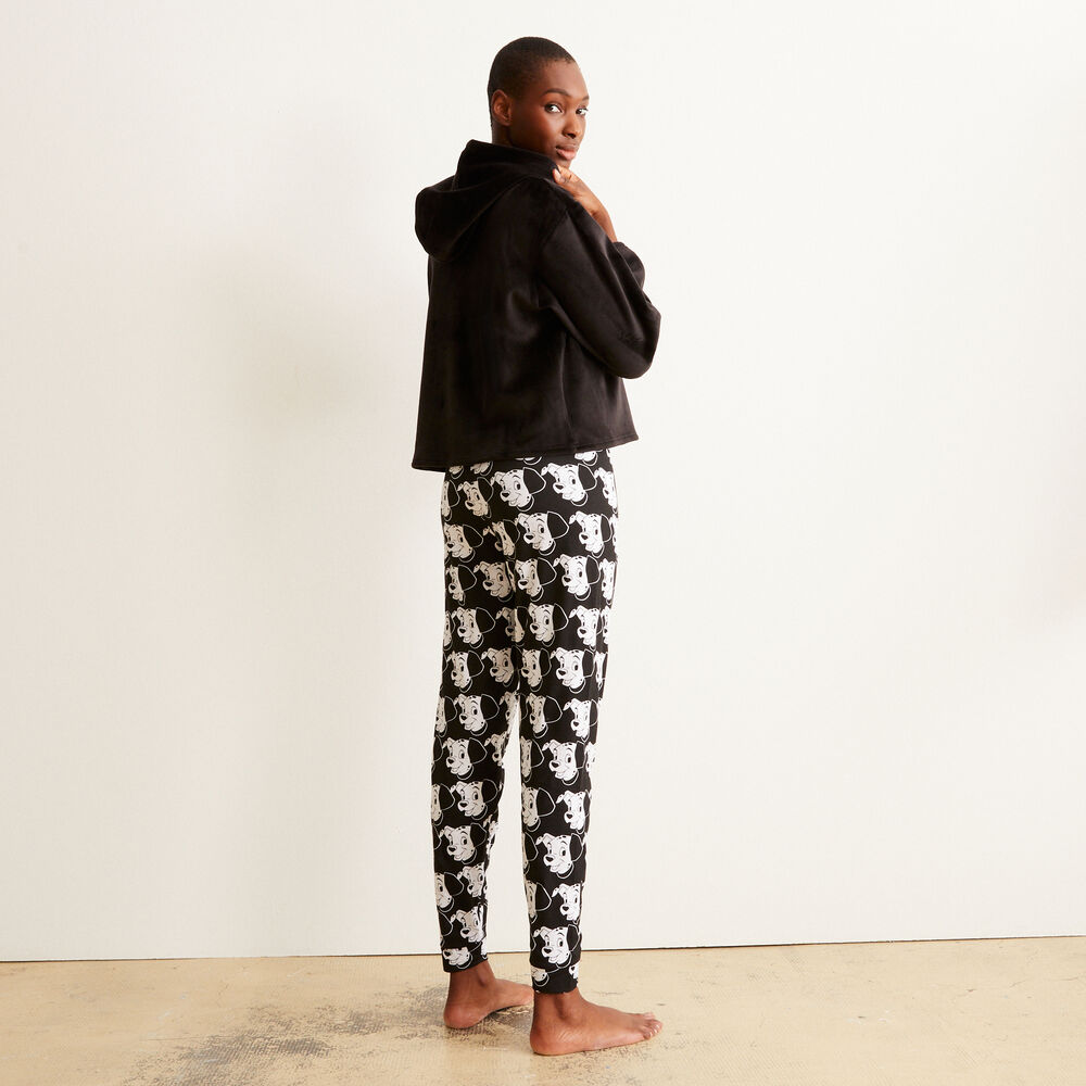 101 dalmatians fleece sweatshirt - black black.