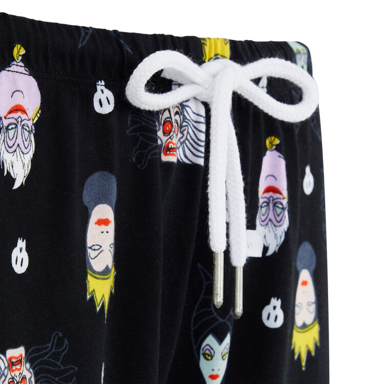 Pantalon print les vilaines villainiz noir.