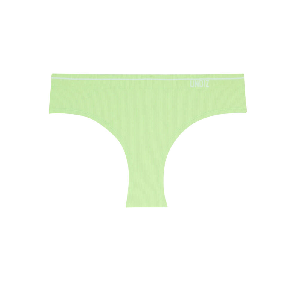 Plain seamless shorty - green green.