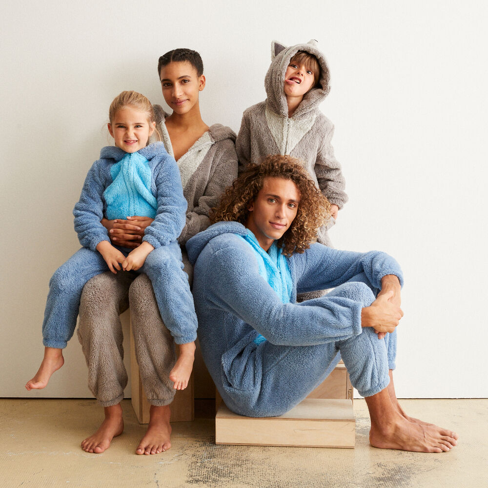 Stitch kids' onesie - blue blue.