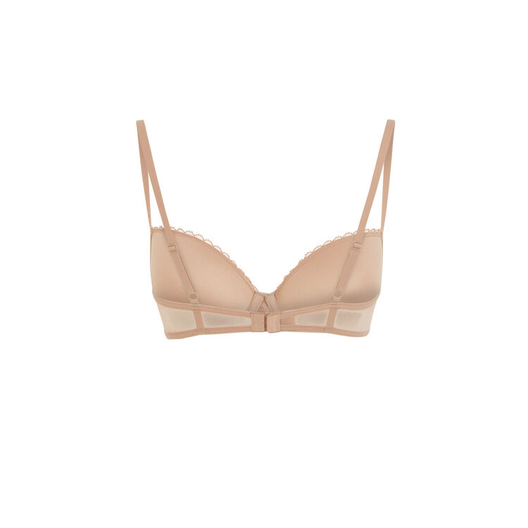 New voltiz nude padded demi-cup bra nude.