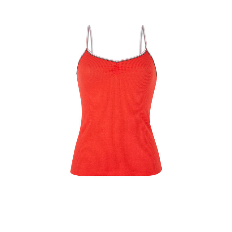 Raycooliz two-piece jersey pyjama set red.