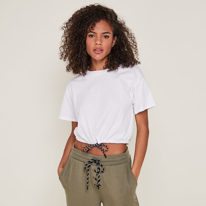 Bardrawsiz plain top with lace detail Bardrawsiz plain top with lace detail ;