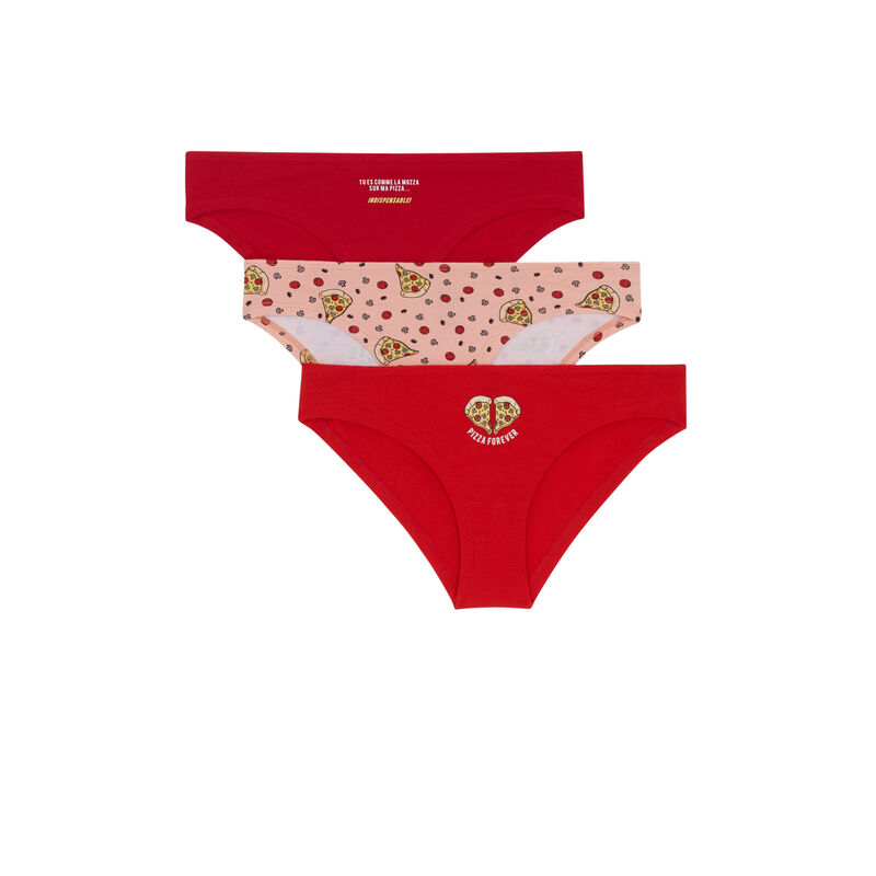 Pizzaloviz pack of cotton knickers Pizzaloviz pack of cotton knickers;