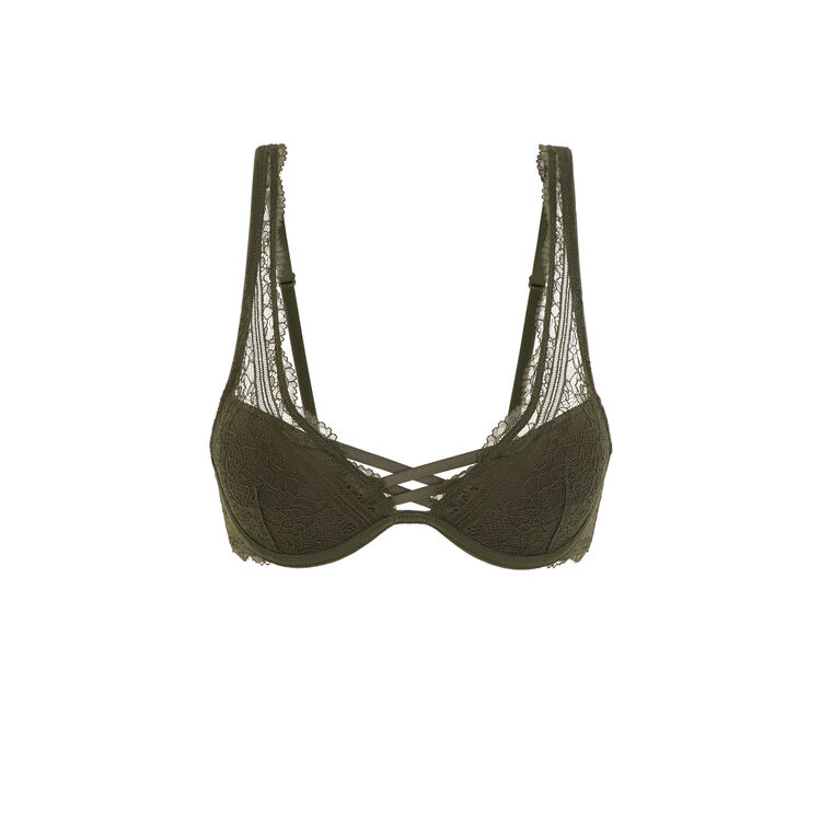 Everydayiz khaki foulard push-up bra Everydayiz khaki foulard push-up bra;