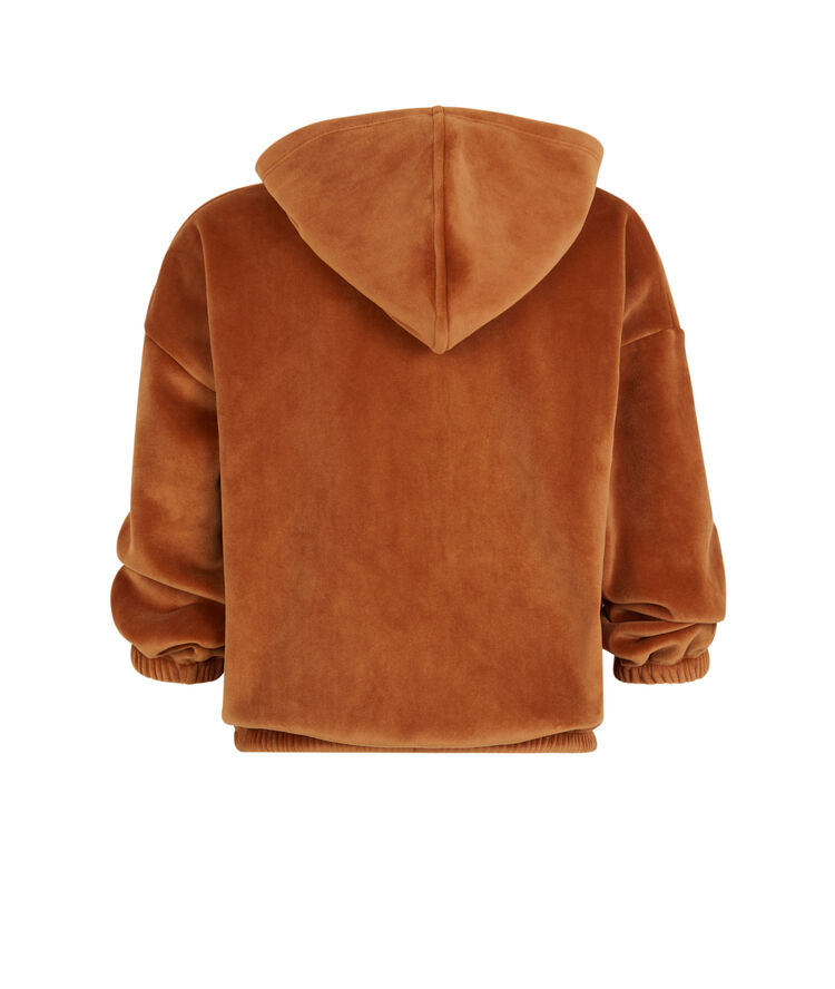 Hoodie - brown brown.