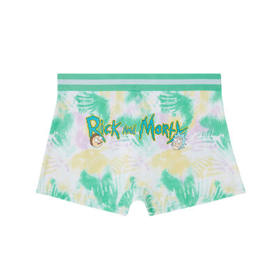 rick and morty boxers - green;