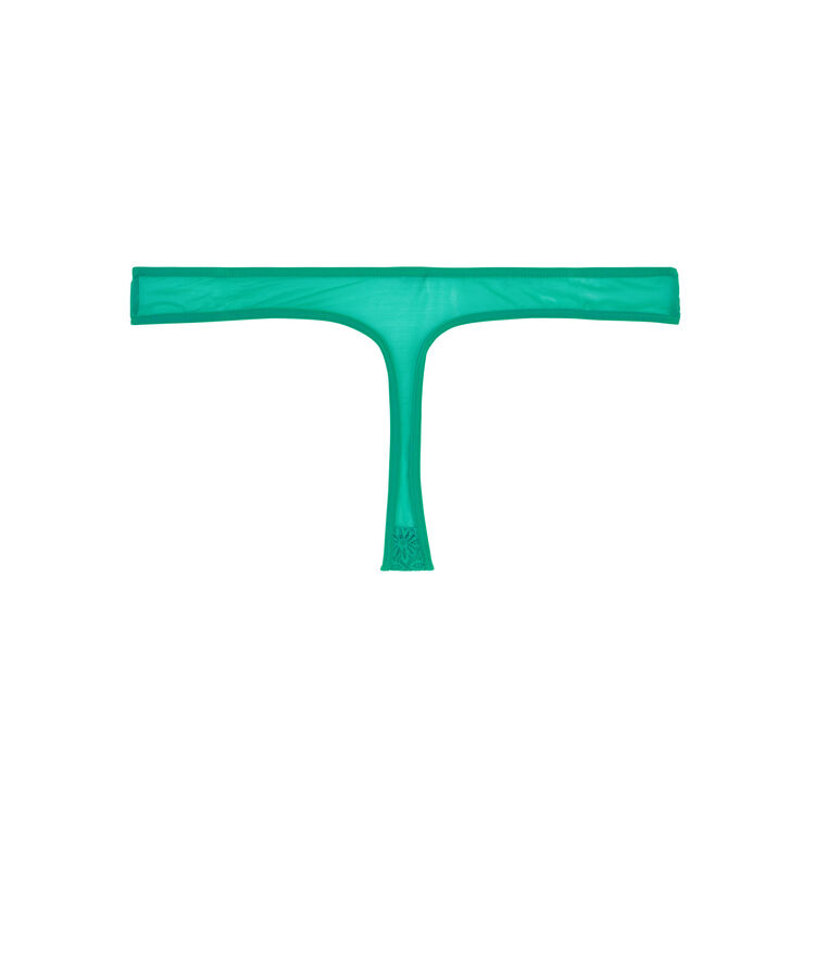 Triasiz emerald-green thong green.
