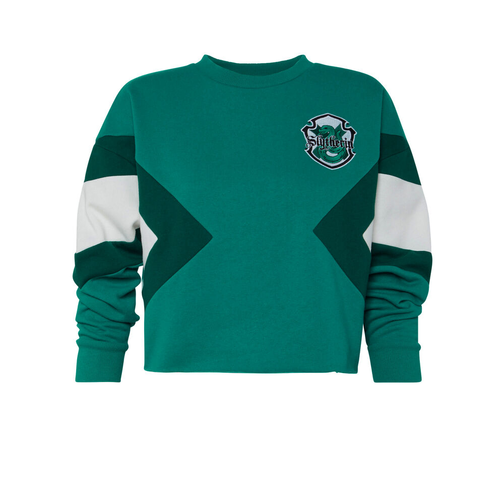 Slytherin emblem sweatshirt - green green.