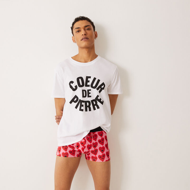 heart of stone slogan T-shirt - white heart of stone slogan T-shirt - white ;