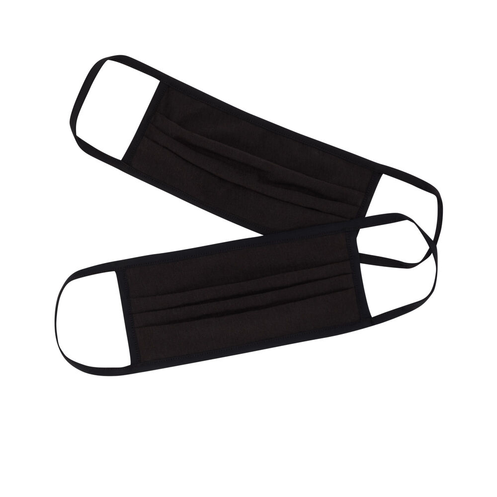 Snakeskin look mask - black black.