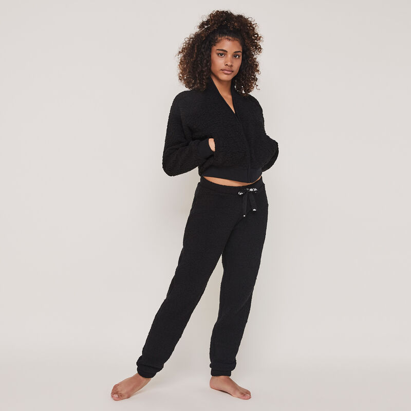 Polipantiz fleece pants with cord detail Polipantiz fleece pants with cord detail;