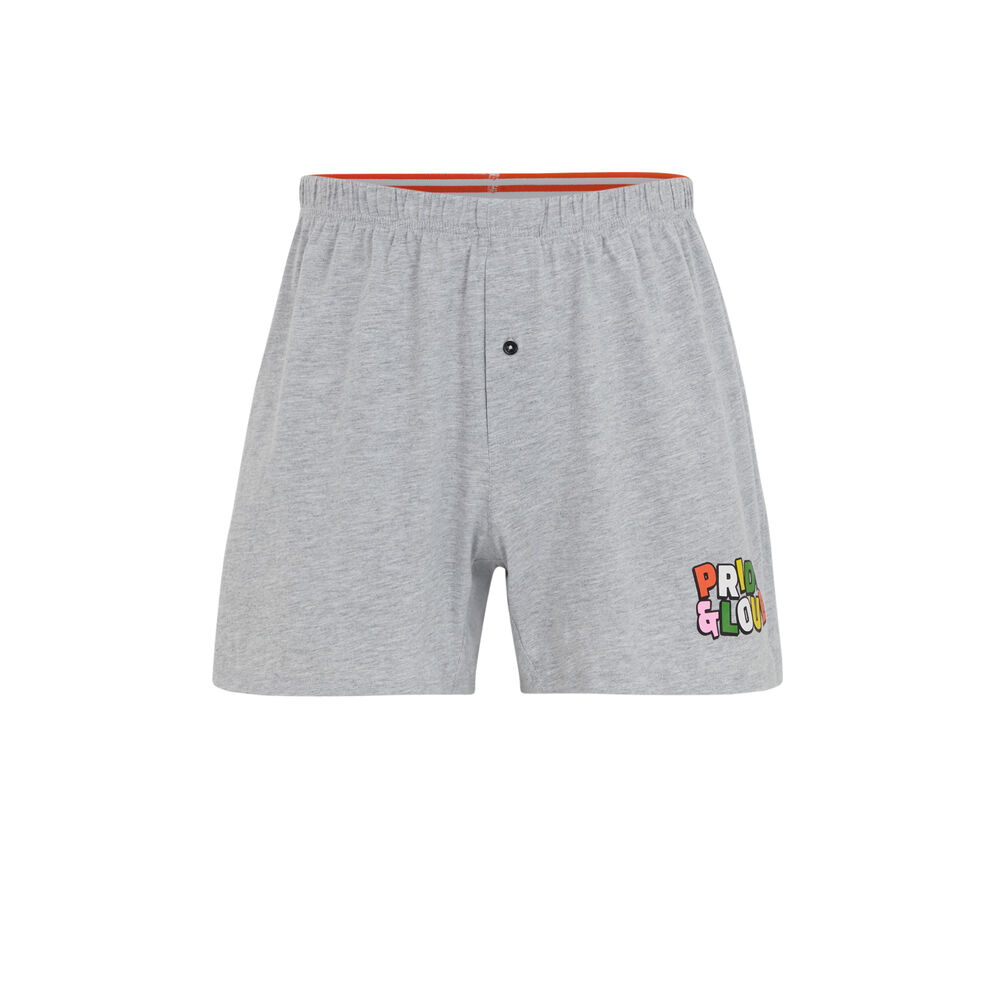 Cotton boxers - grey grey.