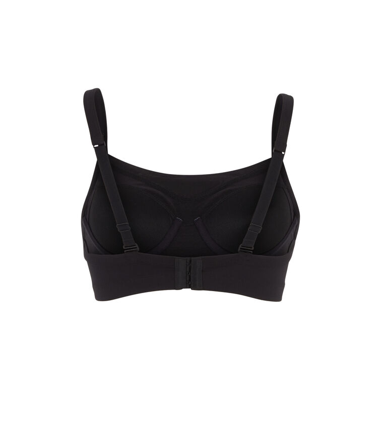 Sports bra - black black.