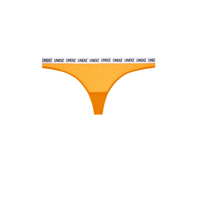 Secretiz saffron thong orange.