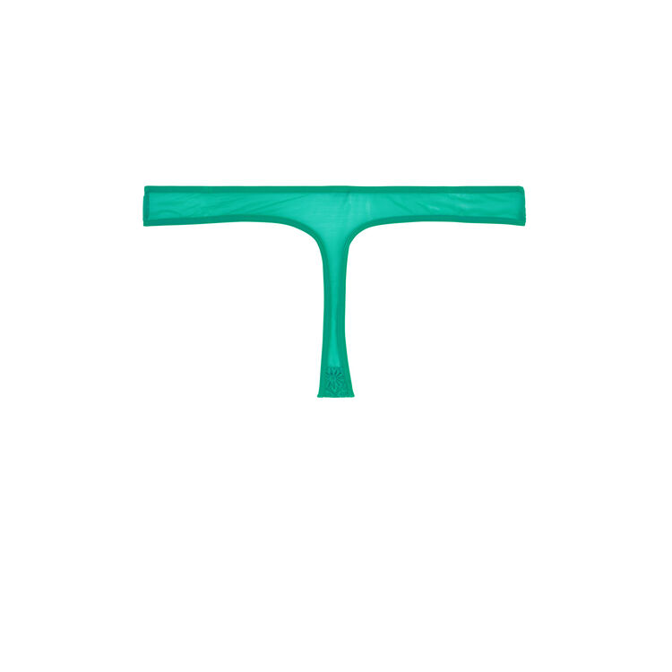 Triasiz emerald-green thong green.