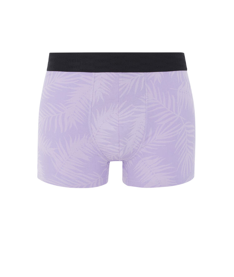 Cotton boxers with slogan - violet violet.