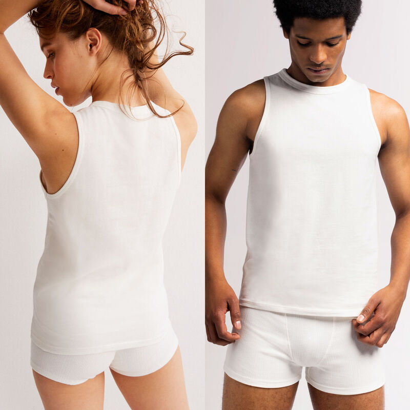 unisex jersey vest - beige unisex jersey vest - beige;