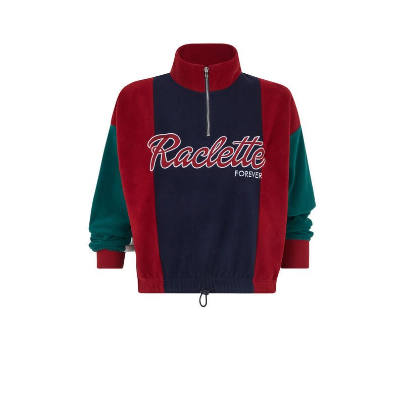 Sweat détail zip raclettiz Sweat détail zip raclettiz;