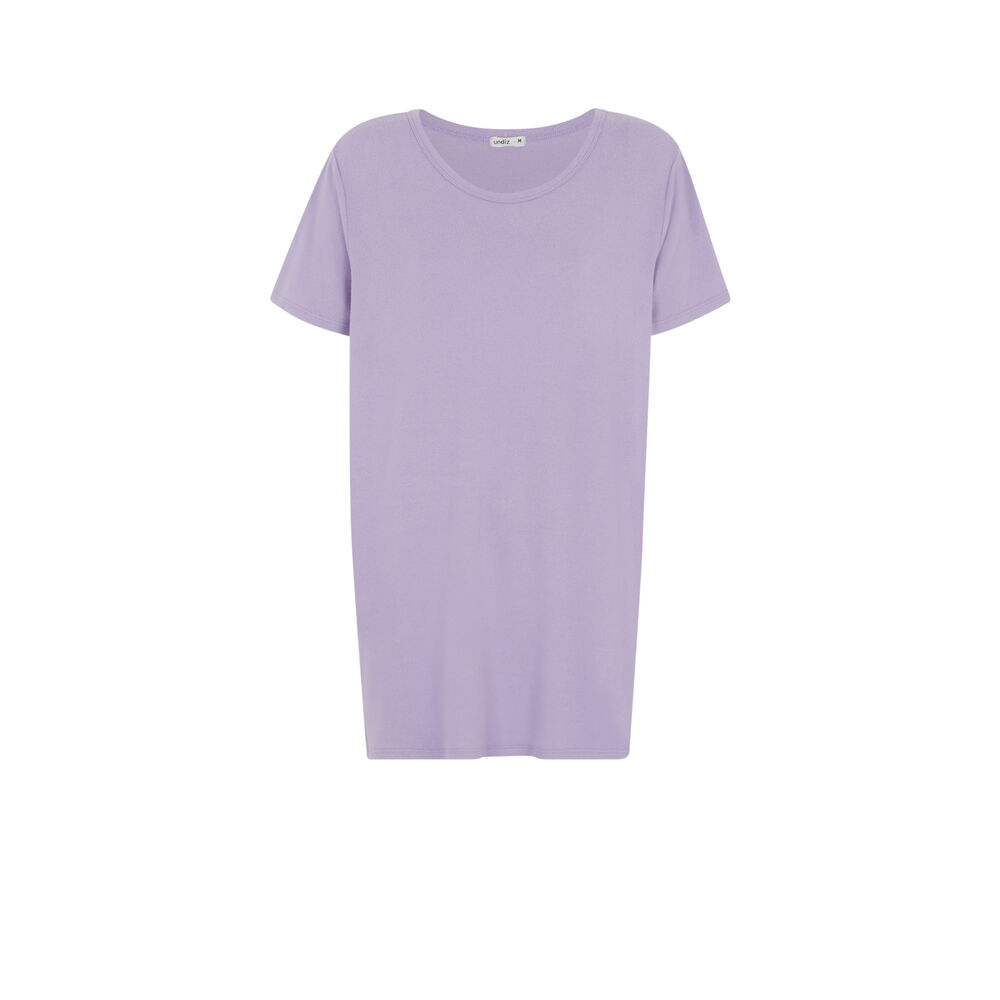 Short-sleeved tunic - lilac lilac.